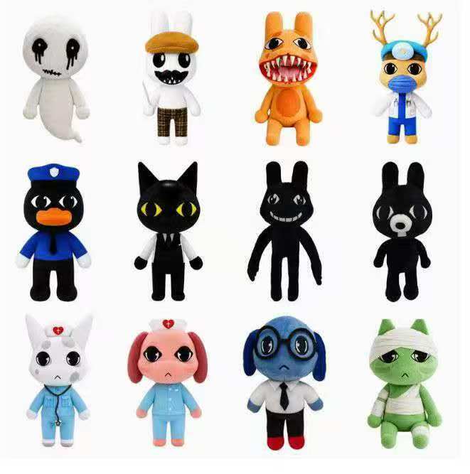 Party Games Gender Reveal - Cute Horror Animal Hospital Plush Doll