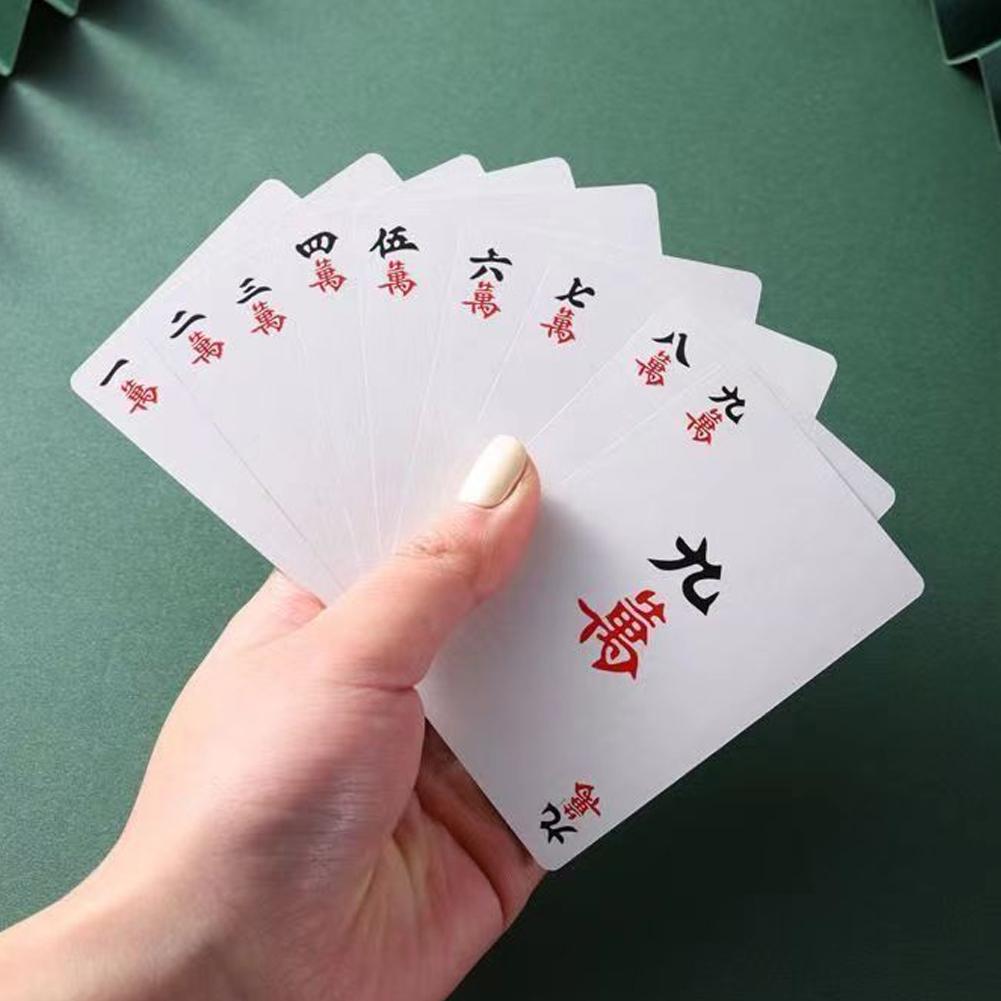 144 Cards Mahjong Set with 2 D - Party Games At Home review and price