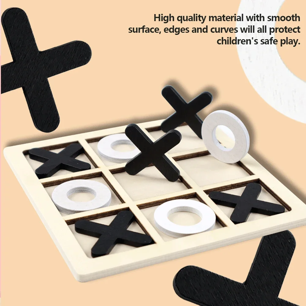 Wooden XO Tic Tac Toe Game Min - Party Games At Home review and price