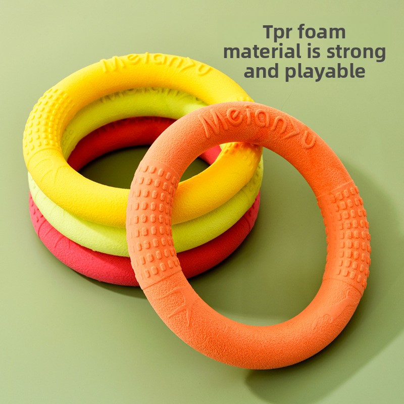 Bite-Resistant Soft Pull-Ring  - Frisbee Freestyle Disc review and price