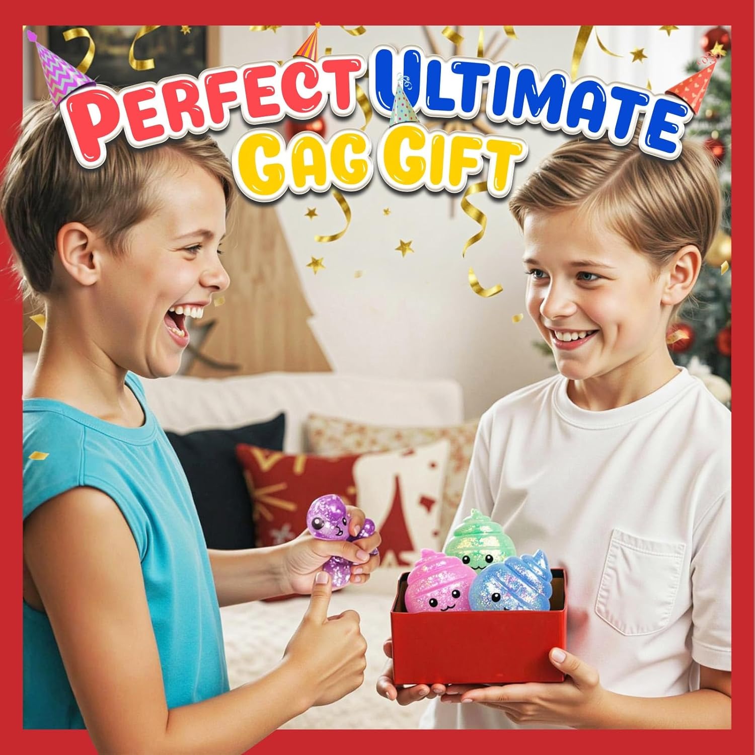 Prank Gift Glitter Funny Stres - Party Games Adults Funny review and price