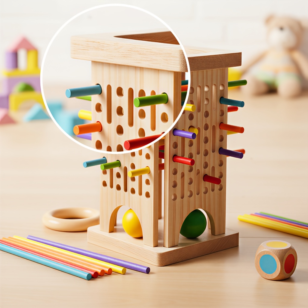 Montessori Wooden Board Game C - Party Games At Home review and price