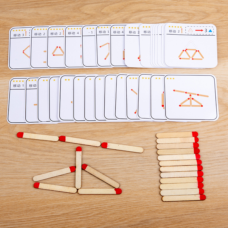 Montessori Matches Puzzles Gam - Party Games At Home review and price