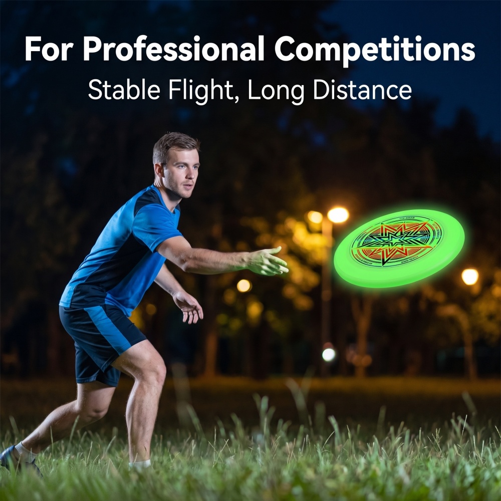 Glow-In-The-Dark Frisbee 175g  - Frisbee Freestyle Disc review and price