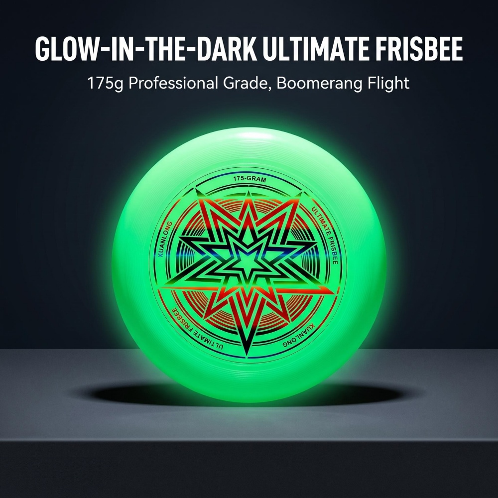 Glow-In-The-Dark Frisbee 175g  - Frisbee Freestyle Disc review and price