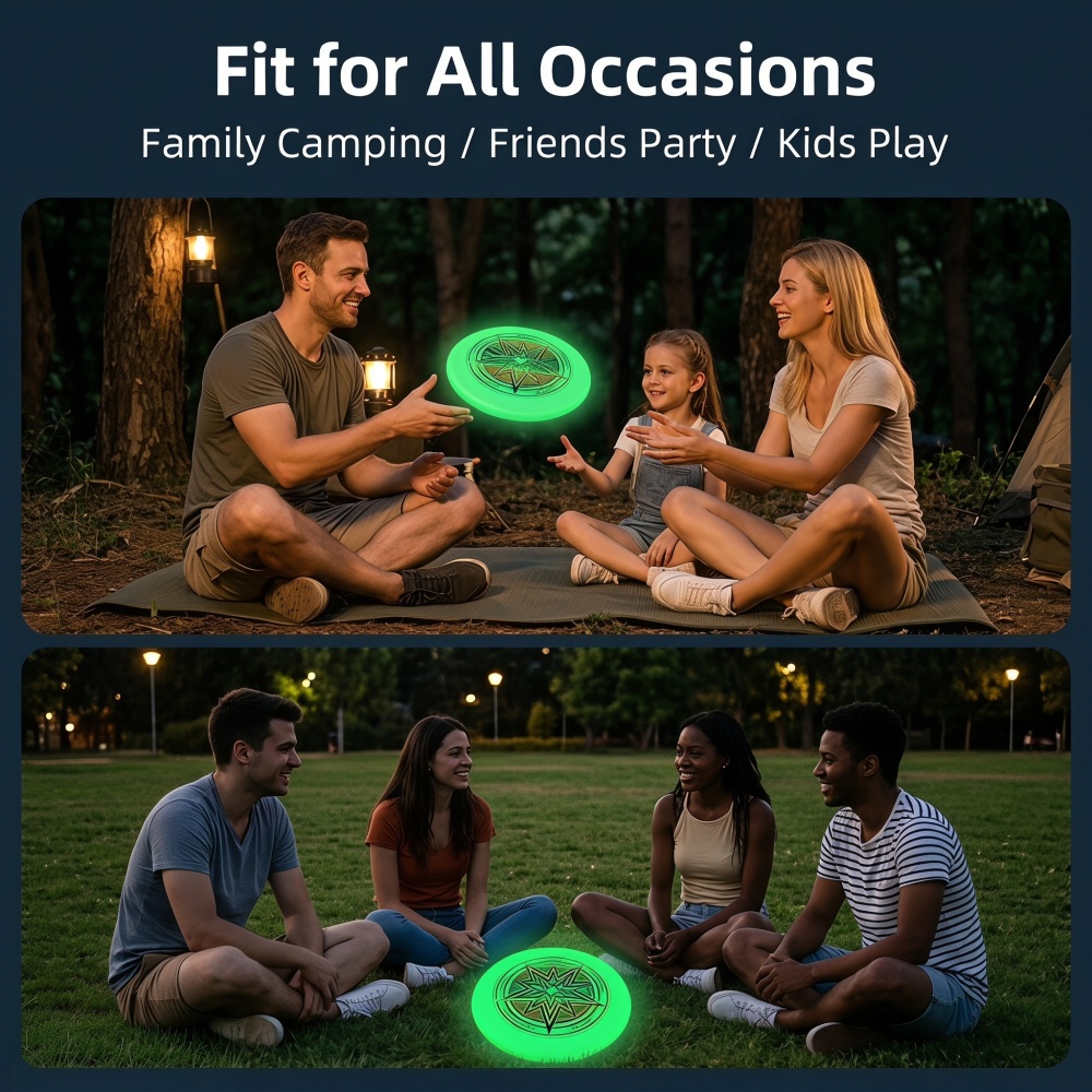 Glow-In-The-Dark Frisbee 175g  - Frisbee Freestyle Disc review and price