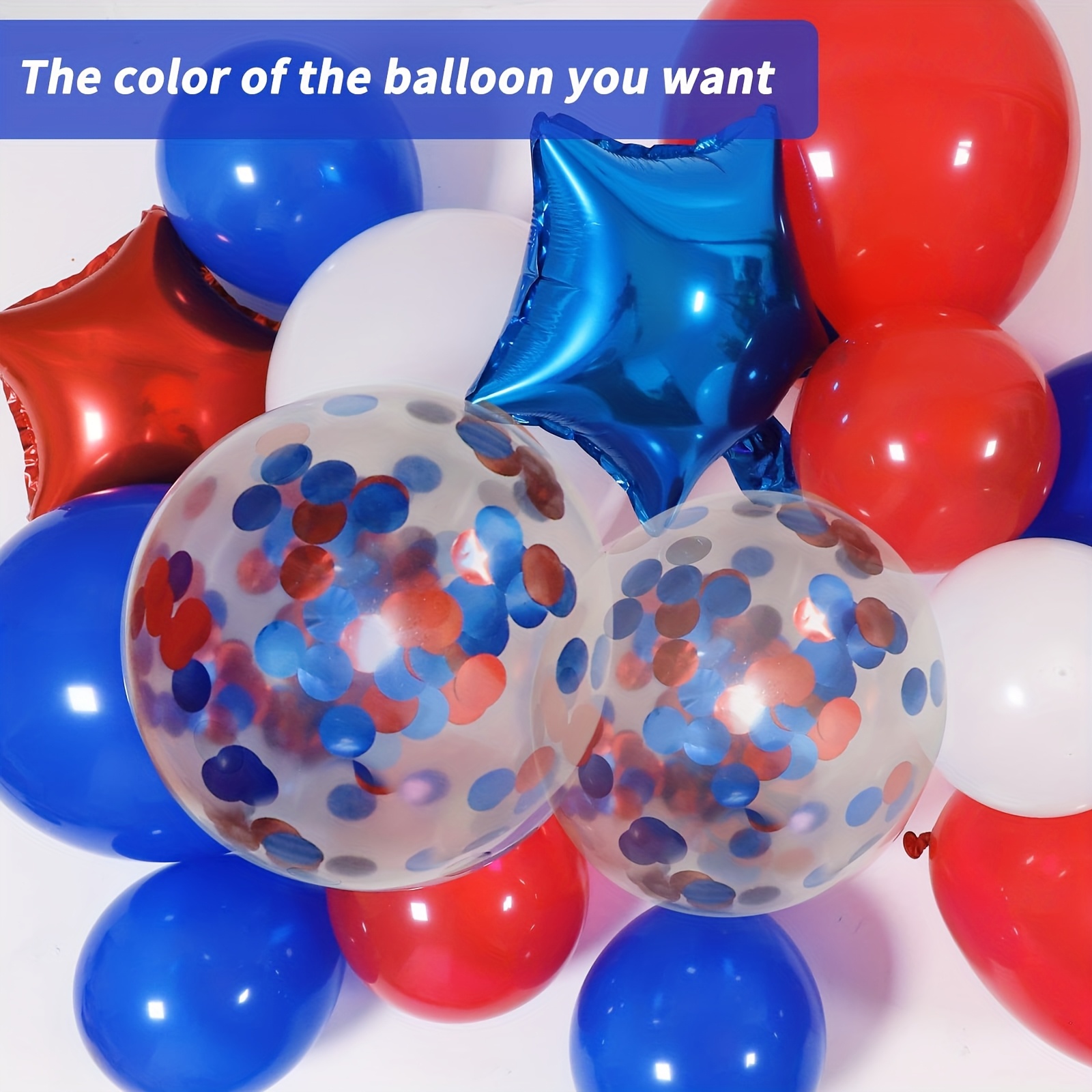 158pcs Red White Blue Patrioti - Party Games Easy review and price
