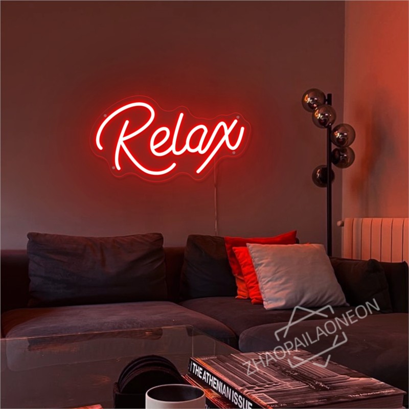 Relax  LED Neon Signs Massage  - Party Games Shop review and price