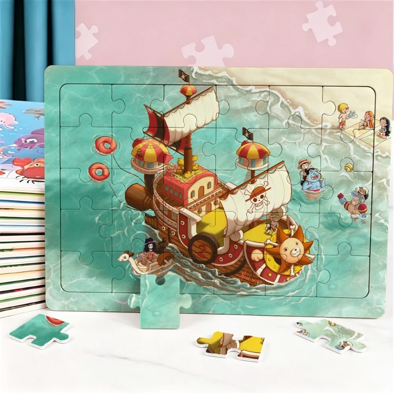 30pcs One Piece Puzzle Cartoon - Party Games At Home review and price