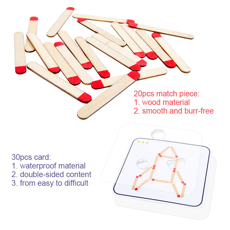Montessori Matches Puzzles Gam - Party Games At Home review and price