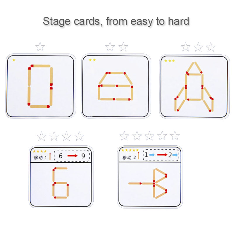 Montessori Matches Puzzles Gam - Party Games At Home review and price
