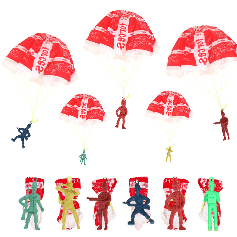 10pcs Plastic Ejecting Parachu - Party Games Gender Reveal review and price