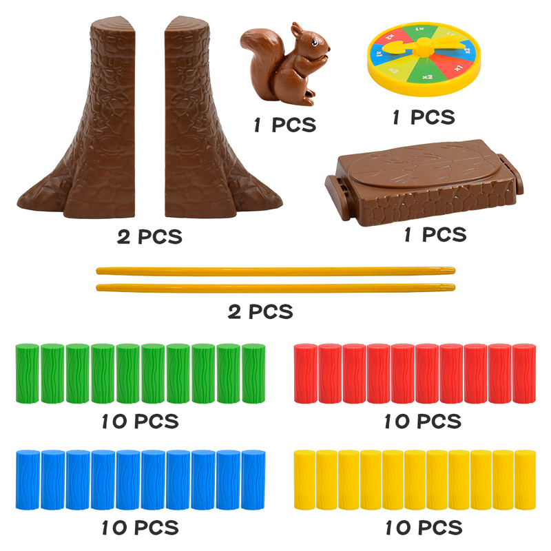 Squirrel Push Log Balance Boar - Party Games At Home review and price