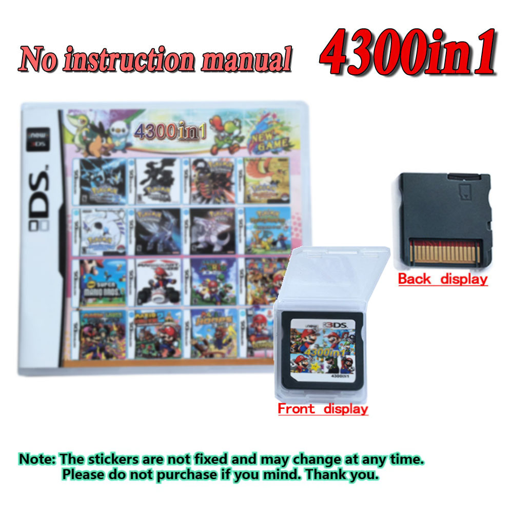 4300 in 1 Compilation DS NDS 3 - Party Games Gender Reveal review and price