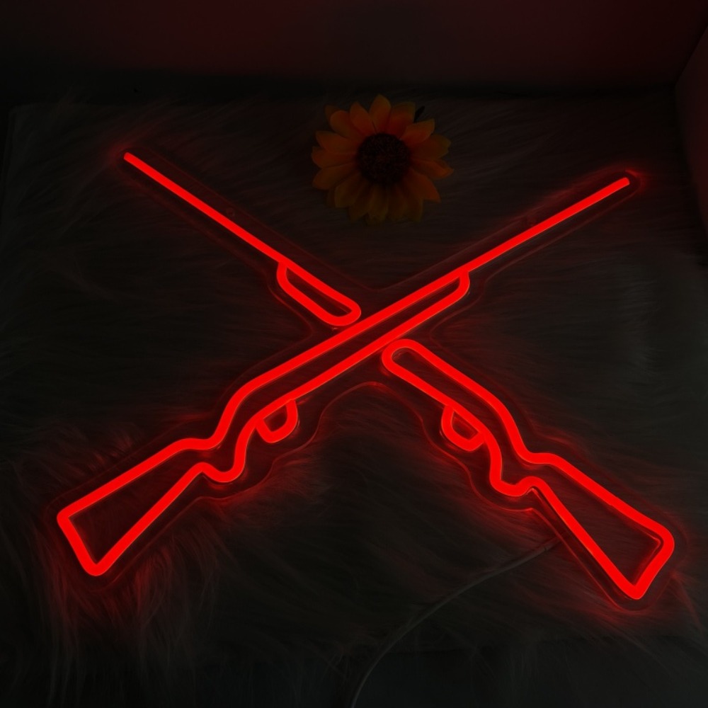 Double Guns Neon Lights, Wall/ - Party Games Shop review and price