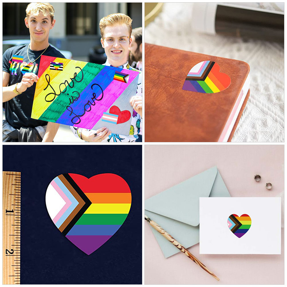 2 Rolls Rainbow Pride Stickers - Party Games Easy review and price