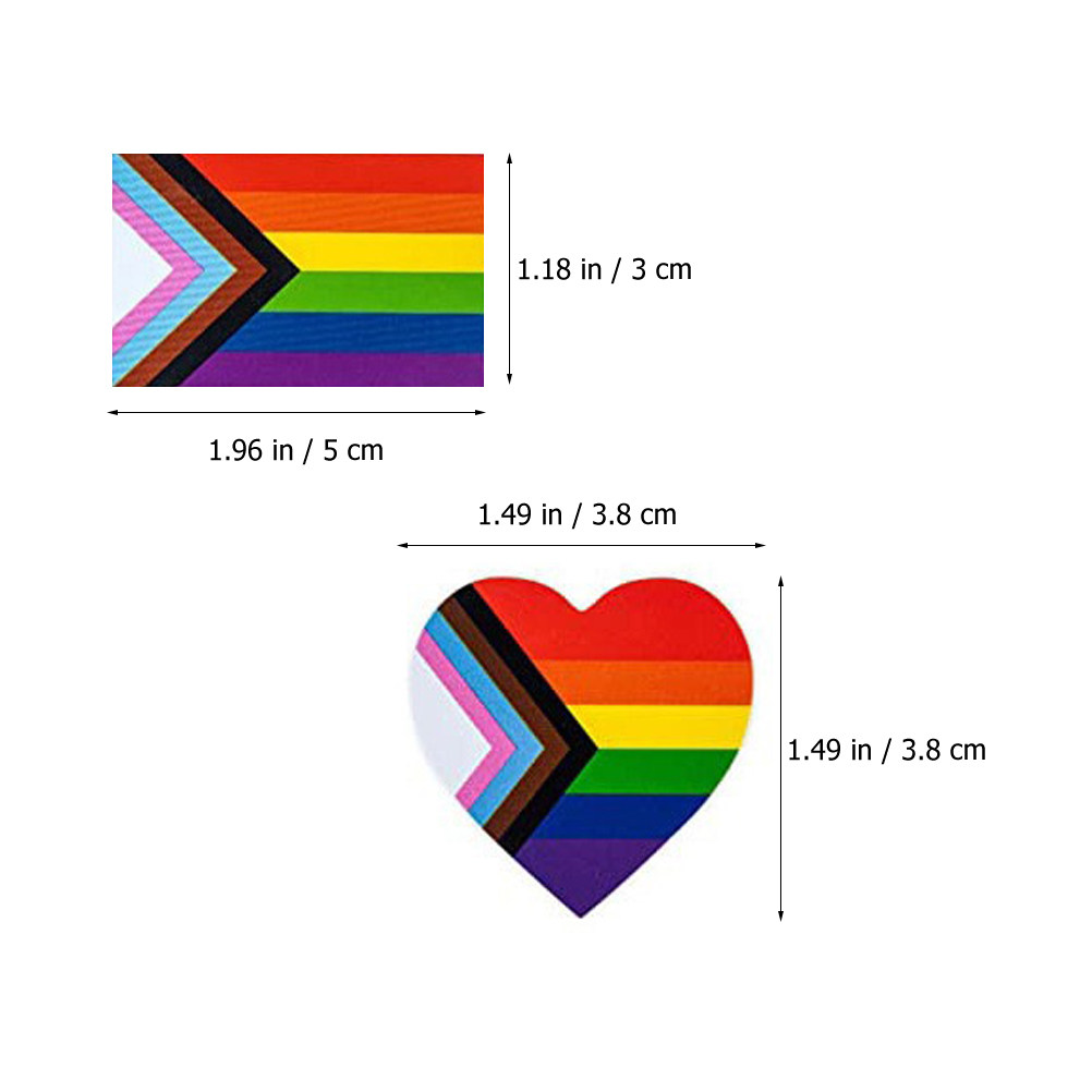 2 Rolls Rainbow Pride Stickers - Party Games Easy review and price