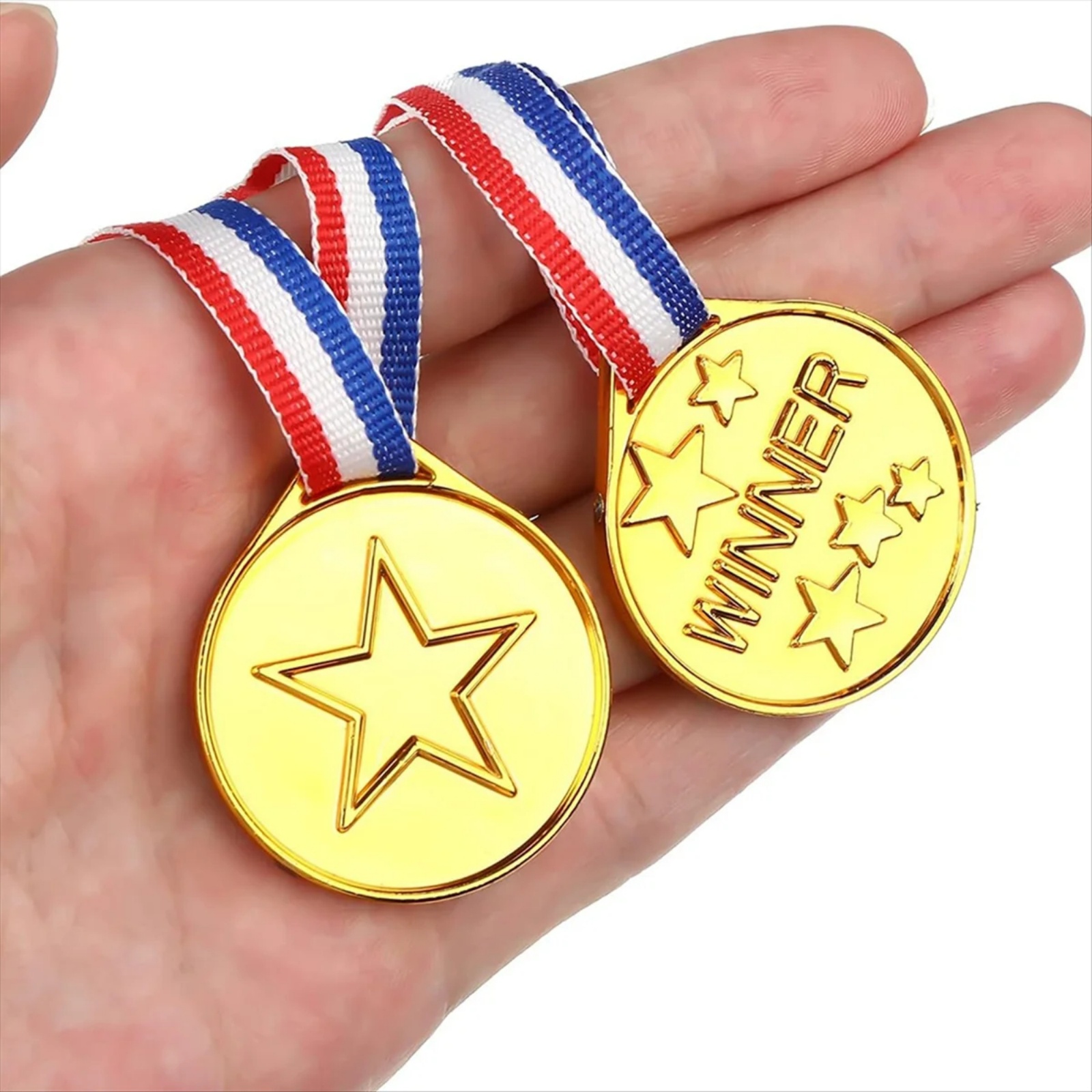 30Pcs Plastic Gold Winners Med - Party Games Gender Reveal review and price